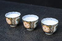 鮮やかな色彩で雅な面持ちの古伊万里の向付 DC8877 在庫3個