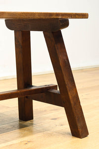 魅力的な古色を纏う趣きのあるベンチ DC8878