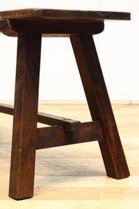 魅力的な古色を纏う趣きのあるベンチ DC8878