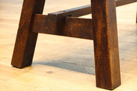 魅力的な古色を纏う趣きのあるベンチ DC8878