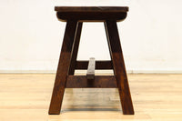 魅力的な古色を纏う趣きのあるベンチ DC8878