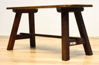 魅力的な古色を纏う趣きのあるベンチ DC8878