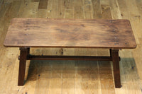 魅力的な古色を纏う趣きのあるベンチ DC8878