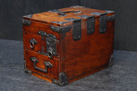 時代の風合いが味わいのある硯箱(鍵付き) DC8879