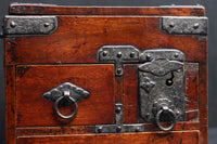 時代の風合いが味わいのある硯箱(鍵付き) DC8879