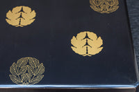 蒔絵の紋様が描かれた格調ある硯箱(共箱付き) DC8881