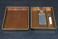 蒔絵の紋様が描かれた格調ある硯箱(共箱付き) DC8881