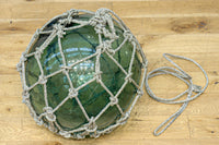 気泡入りの和ガラス球を縄で包んだ浮き球 DC8883