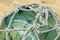 気泡入りの和ガラス球を縄で包んだ浮き球 DC8883