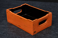 黒と朱のコントラストが映える根来塗のたばこ盆 DC8884 在庫10個