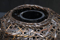 艶みある色彩で安定感ある花カゴ DC8888 在庫1組