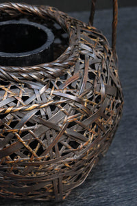 艶みある色彩で安定感ある花カゴ DC8888 在庫1組