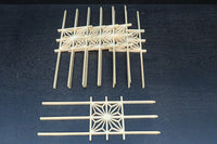 角麻組子を一つ組んだシンプル建具素材 DC8893 在庫48枚