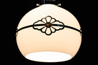 味わい深い菊菱装飾金具をまとうお椀型電笠 DC8894