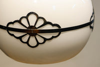 味わい深い菊菱装飾金具をまとうお椀型電笠 DC8894