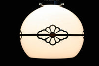 味わい深い菊菱装飾金具をまとうお椀型電笠 DC8894