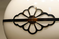 味わい深い菊菱装飾金具をまとうお椀型電笠 DC8894