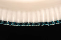 水色の縁取りが可愛らしい細やかなフリルの電笠 DC8896