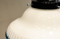 水色の縁取りが可愛らしい細やかなフリルの電笠 DC8896