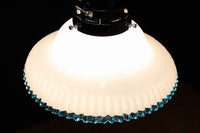 水色の縁取りが可愛らしい細やかなフリルの電笠 DC8896