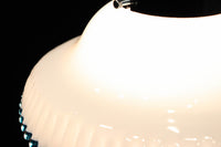 水色の縁取りが可愛らしい細やかなフリルの電笠 DC8896