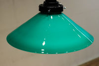 エメラルドグリーンで落ち着きあるレトロな電笠 DC8901