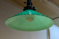 エメラルドグリーンで落ち着きあるレトロな電笠 DC8901