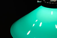 エメラルドグリーンで落ち着きあるレトロな電笠 DC8901