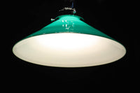 エメラルドグリーンで落ち着きあるレトロな電笠 DC8901