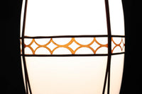 朱セルの和柄帯装飾でレトロな面持ちの電笠 DC8904