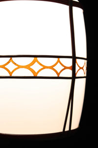 朱セルの和柄帯装飾でレトロな面持ちの電笠 DC8904