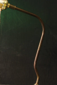 グリーン笠で和モダンな雰囲気ある電気スタンド DC8906