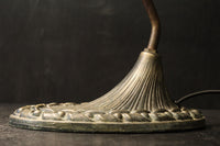 グリーン笠で和モダンな雰囲気ある電気スタンド DC8906