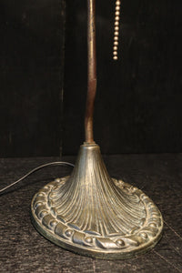 グリーン笠で和モダンな雰囲気ある電気スタンド DC8906