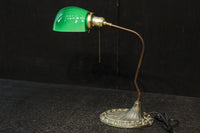 グリーン笠で和モダンな雰囲気ある電気スタンド DC8906