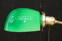 グリーン笠で和モダンな雰囲気ある電気スタンド DC8906