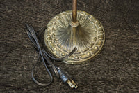 グリーン笠で和モダンな雰囲気ある電気スタンド DC8906