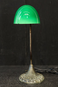 グリーン笠で和モダンな雰囲気ある電気スタンド DC8906