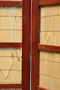 繊細な簾の造りをした風情のある大型サイズ衝立 DC8908