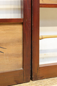 繊細な簾の造りをした風情のある大型サイズ衝立 DC8908