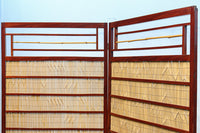 繊細な簾の造りをした風情のある大型サイズ衝立 DC8908