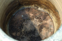 ガーデニングなどの花器にされても素敵な陶器製立ち火鉢 DC8910