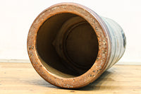 ガーデニングなどの花器にされても素敵な陶器製立ち火鉢 DC8910