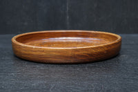 艶やかな質感と雄大な杢目が映える丸盆 DC8922ab 在庫(a:1 b:1)枚