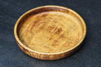 艶やかな質感と雄大な杢目が映える丸盆 DC8922ab 在庫(a:1 b:1)枚