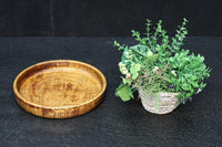 艶やかな質感と雄大な杢目が映える丸盆 DC8922ab 在庫(a:1 b:1)枚