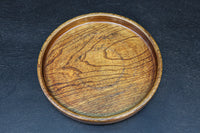 艶やかな質感と雄大な杢目が映える丸盆 DC8922ab 在庫(a:1 b:1)枚