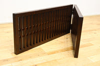 角太格子造りで貫録ある二つ折り帳場格子 DC8946