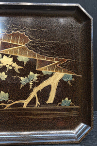 華やかな蒔絵で艶やかな光沢に包まれたお膳 DC8949