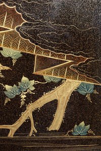 華やかな蒔絵で艶やかな光沢に包まれたお膳 DC8949